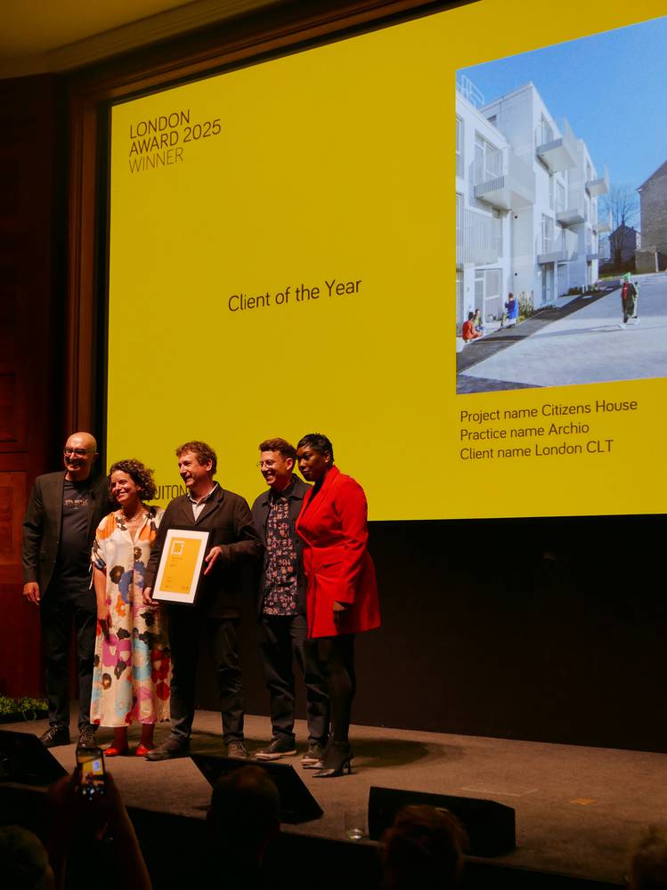 <p>Citizens House Project Team at the RIBA Awards</p>